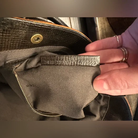 Fendi Etnico Two-Tone Leather Satchel - Picture 11 of 17